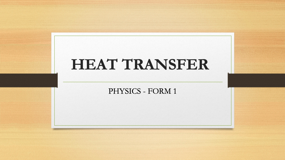 HEAT TRANSFER